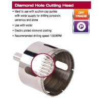 DTA Quality Tools Diamond Coated Drill Bit 50mm 2 Inch Diameter 10mm Shaft