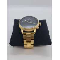 Nordgreen Copenhagen Pioneer 40mm All Gold Black Dial Chronograph Watch