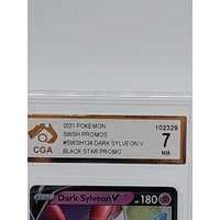2021 Pokémon SWSH Promos Dark Sylveon V Black Star Promo Collectable Card
