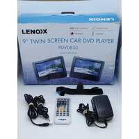LENOXX 9-inch Twin Screen Portable Car DVD Player PDVD830 Multi Region
