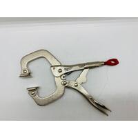 Milwaukee 152mm 6 Inch Torque Lock Locking C-Clamp Swivel Jaws 48-22-3522