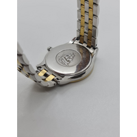 Longines L47163227 FQuartz White Dial Two Tone Bracelet Strap Watch, Gold/Silver (Pre-Owned)
