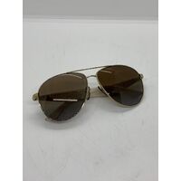 Prada SPR53Q Ivory/White Pilot Style Sunglasses (Pre-Owned)