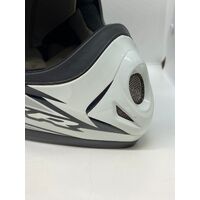 RXT Racer II 2013 White Gunmetal Antman Design Large Helmet (Pre-Owned)