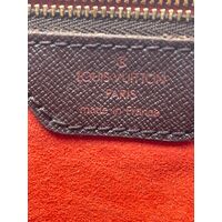 Louis Vuitton 2007 Damier Ebène Marais Shoulder Bag Leather Brown N42240