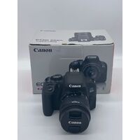 Canon EOS 800D Digital Camera with EF-S 18-55 IS STM Lens Kit Black