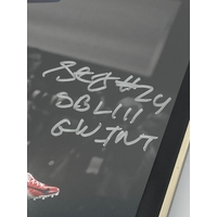 NFL Fanatics Signed Stephon Gilmore NE Patriots Super Bowl Frame (Preowned)