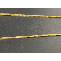 Ladies Solid 21ct Yellow Gold Rope Necklace & Ball Pendant Fine Jewellery 