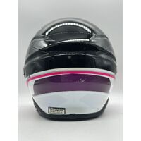 Shoei NXR2 Nocturne TC-7 Full Face Motorcycle Helmet Black/Pink Protective Gear