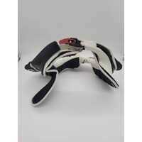 Leatt Motorcycle Neck Brace Size Medium GPX Club II White/Black (Pre-owned)