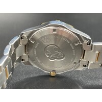 Mens Tag Heuer Aquaracer WAF1120 Stainless Steel & Gold Watch