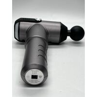 Hyper Impact Percussion Massager 81907 Black Portable Design with 5 Attachments