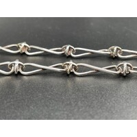 Unisex 925 Sterling Silver Choker Necklace (Pre-Owned)
