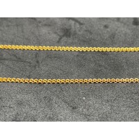 Ladies 21ct Yellow Gold Fancy Link Necklace (Pre-Owned)