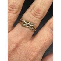 Ladies 9ct Yellow Gold Ring (Pre-Owned)