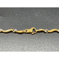 Ladies 22ct Fancy Link Gold Necklace (Pre-Owned)