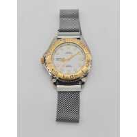 Casio 709 MTD-1017 Unisex Watch Silver Mesh Stainless Steel 100m WR