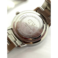 Daniel Wellington Iconic Link 28mm Silver Black Women’s Stainless Steel Watch