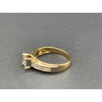 Ladies 18ct Yellow Gold Diamond Engagement Ring (Pre-Owned)