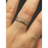 Ladies 14ct Yellow Gold Diamond Ring (Pre-Owned)