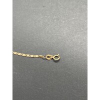 Unisex 14ct Yellow Gold Birdseye Link Bracelet (Pre-Owned)