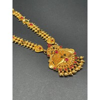Ladies 22ct Yellow Gold Fancy Link Necklace (Pre-Owned)