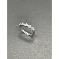 Ladies 14ct White Gold Diamond Ring (Pre-Owned)