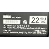 Korg B2 Black Portable Digital Piano with 88 Keys + Power Supply (Pre-owned)