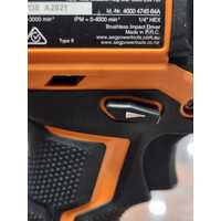 AEG BSS18B6 18V Impact Driver with 18V 6.0Ah Battery (Pre-owned)