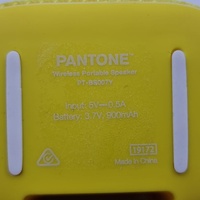 Pantone PT-BS007Y Bluetooth Wireless Portable Speaker Yellow Handsfree