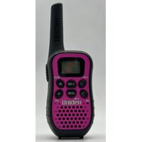 Uniden 99 Channel Kid-Z Walkie Talkie Handheld Radio 2 Pack Blue Pink