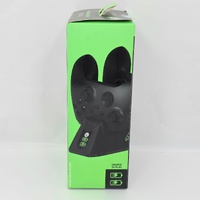 4Gamers Xbox Series X/S Twin Wireless Controller Charging Dock Black