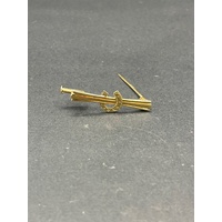 Ladies 18ct Yellow Gold Horse Shoe Brooch
