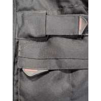 Torque Large Nylon Motorcycle Jacket and Pants Black Reflective and Padded