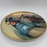 Franklin Mint Heirloom Plate Princess of Wisdom P02219 Native Owl Art