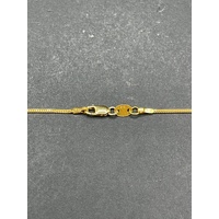 Unisex 22ct Yellow Gold Snake Bone Link Necklace