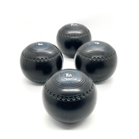 Henselite Size 4 Set of 4 Maestro Deluxe Lawn Bowls with Case