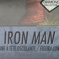 Funko Minis Marvel Iron Man #217 Diamond Collection Glitter Bobblehead 