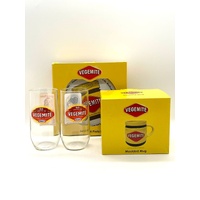 Vegemite Collectors Set 4x Plates 2 Tumblers and 1x 720ml Moulded Mug