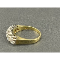 Ladies 18ct Yellow Gold Diamond Ring