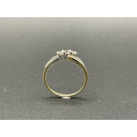 Ladies 9ct Yellow Gold Diamond Ring
