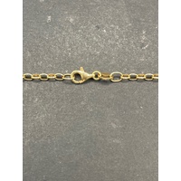 Ladies 9ct Yellow Gold Belcher Link Necklace