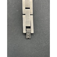 Mens Stainless Steel Fancy Link DAD Bracelet