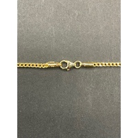 Unisex 18ct Yellow Gold Palma Link Necklace