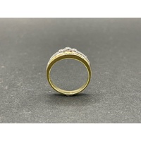 Ladies 18ct Yellow Gold Diamond Ring