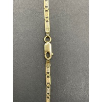 Ladies 18ct Yellow Gold Mariner Link Necklace