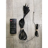 Panasonic SA-UX100 Mini Stereo System Bluetooth USB CD Radio Remote Power Cable