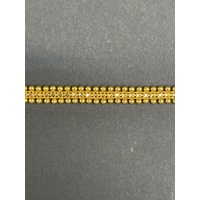 Ladies 22ct Yellow Gold Indian Filigree Fancy Necklace