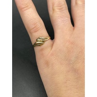 Ladies 9ct Yellow Gold Pattern Ring