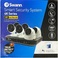 Swann 8CH 4K DVR Kit with 6 x 4K PIR True Detect Cameras SWDVK-855804B2D